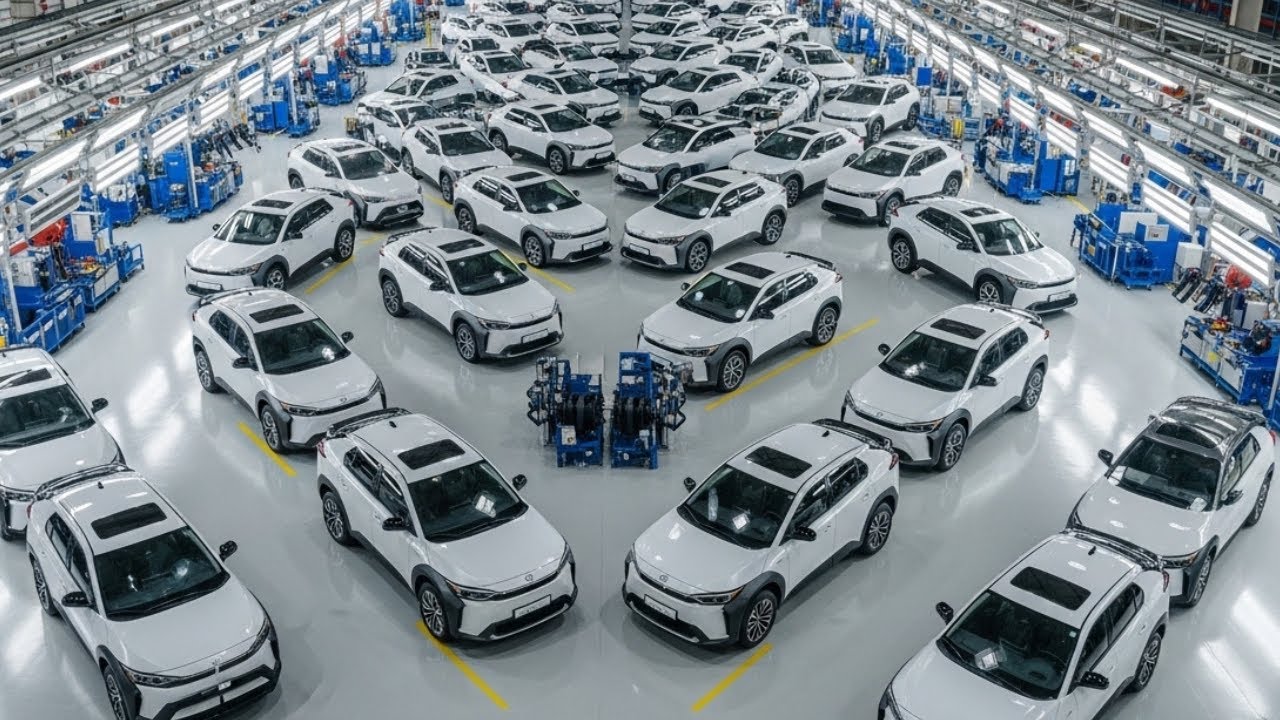 Inside the Toyota bZ4X Electric Factory How Million-Dollar EVs Are Made | Full Manufacturing Process