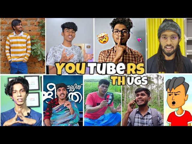 Top Malayalam YouTubers  Thuglife | Thug life | Comedy class=
