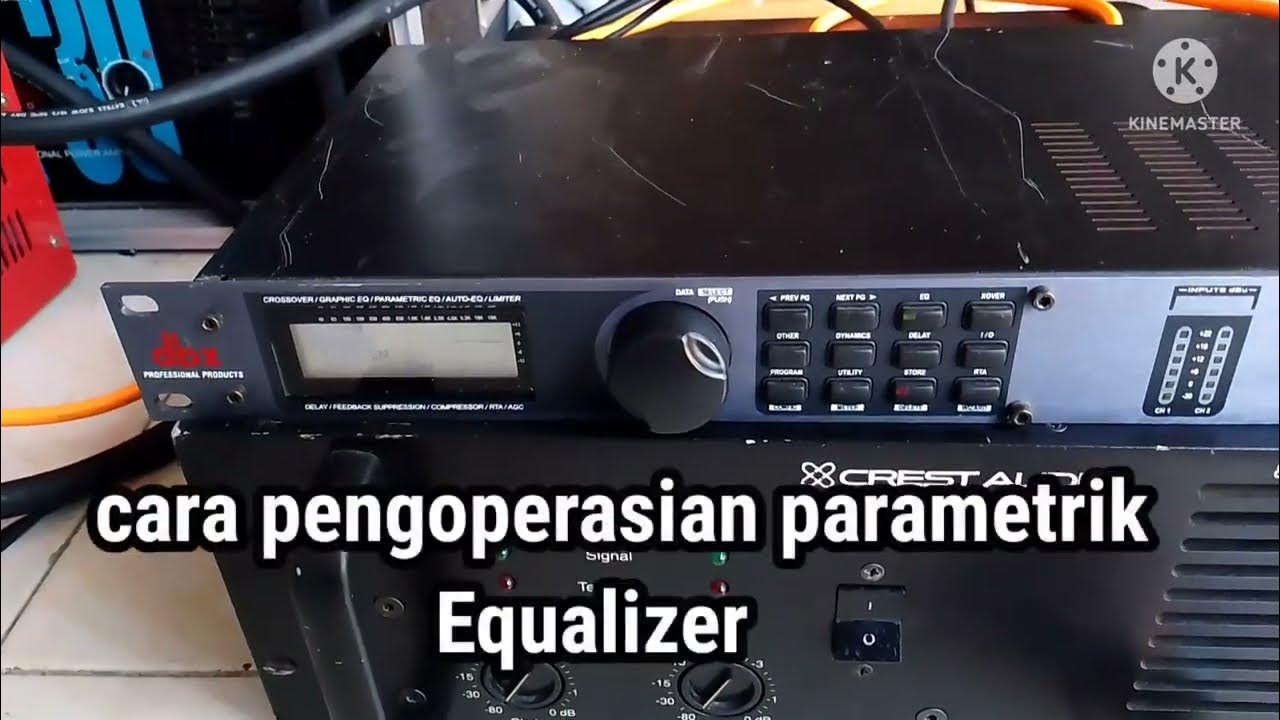setting Equalizer Dlms driverack DBX 260 YouTube