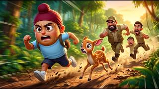 Aloo Ne Kaise Milaya Moti Ka Parivar? | Jungle Adventure | Hindi Cartoon Story