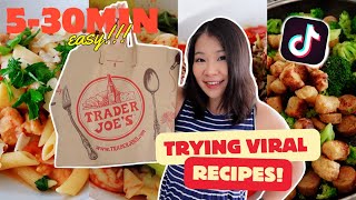 Testing TikTok VIRAL Recipes! Trying viral Trader Joe's recipes from TikTok! Profile