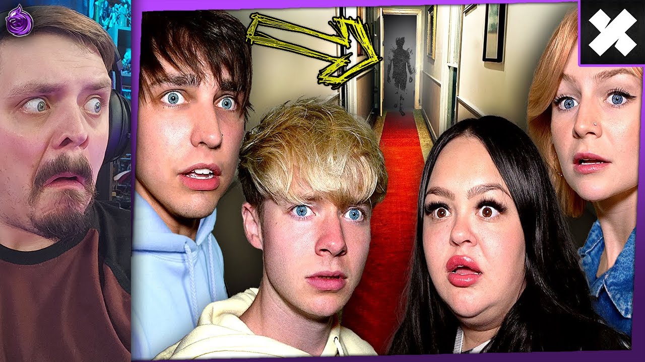 Sam and Colby Investigating their Best Friend's Haunted House | REACTION