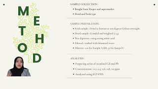 FSG671 FYP 2 : Determination of Cadmium and Lead in Edible Macroalgae using ICP-OES