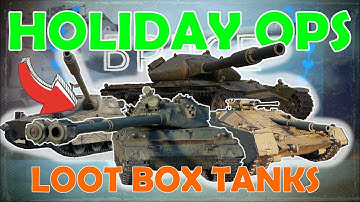 THESE are the HOLIDAY OPS LOOT BOX TANKS for 2025/2026 | WoT with BRUCE