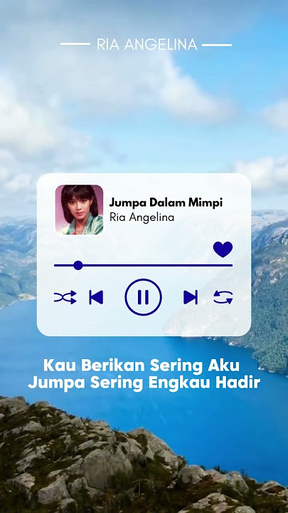 Jumpa Dalam Mimpi - Ria Angelina #riaangelina #liriklagu #shorts
