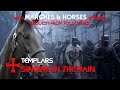 Templars singing in the rain with March and Horses - New improved version salve regina and more