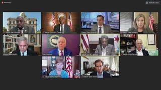 Chicago Mayor Lori Lightfoot, other US mayors discuss rise in gun violence