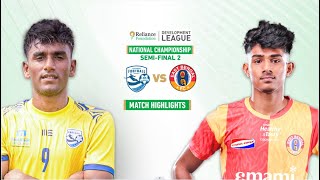 Muthoot FA 3 (3) - (4) 3 East Bengal FC | Semifinal 2 | Highlights | RFDL National Championship