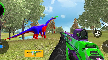 Wild Animal Hunter 3D - Dinosaur Hunter Game - Android Gameplay #130