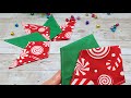 Brillant Idea 😍 With this patchwork Technique I made a Christmas Decoration Product