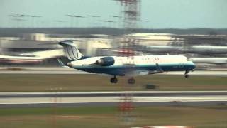 United Express CRJ-701 N728SK landing at CLT 1/01/2012