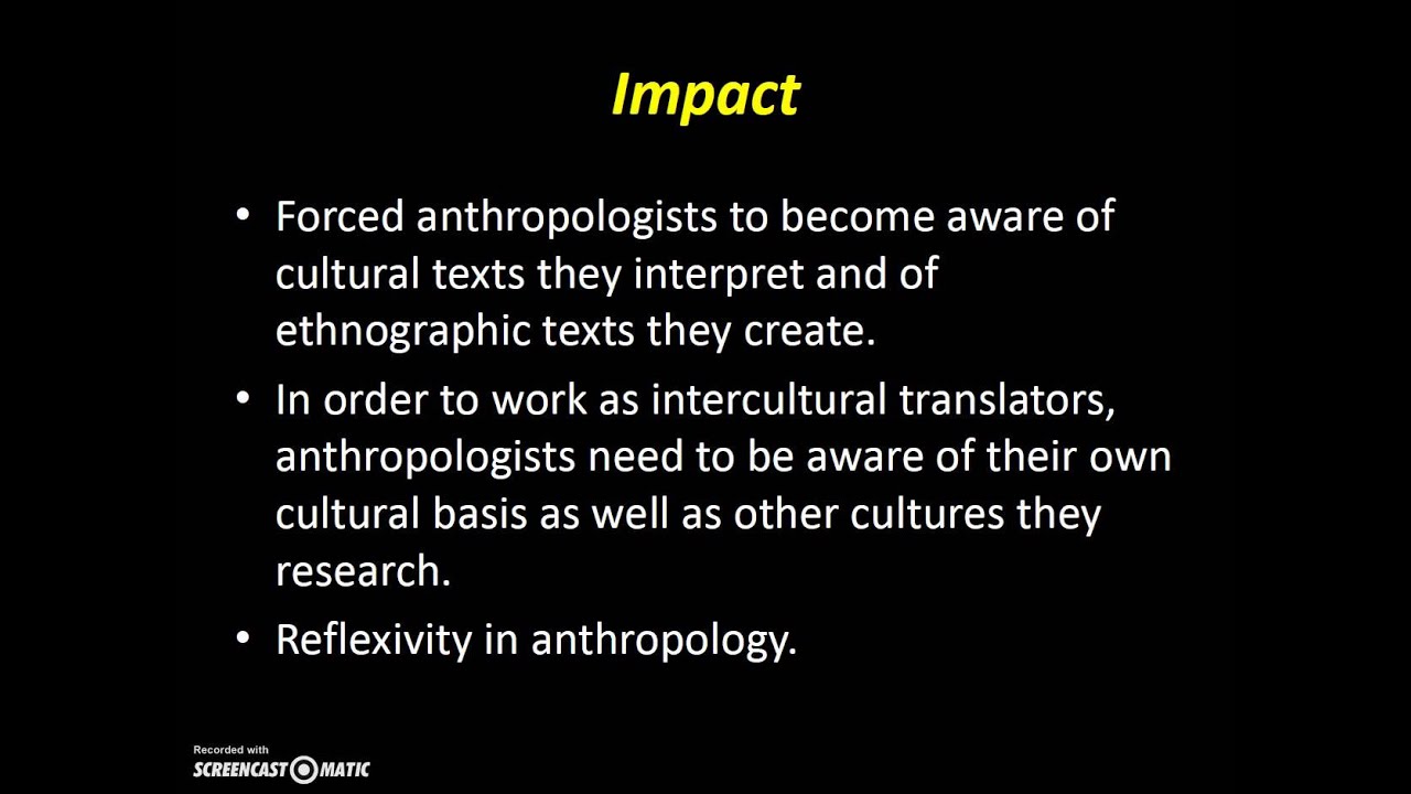 Symbolic and Interpretative Anthropology (Part 1) - YouTube