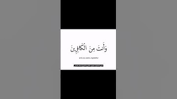 فَوَهَبَ لي رَبّي حُكمًا وَجَعَلَني مِنَ المُرسَلينَ | سورة الشعراء | القارىء إسلام صبحي