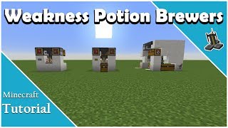 Splash Weakness Potion Brewing Stands | 1.11-1.15.2 (Minecraft Tutorial)