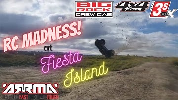 RC MADNESS at Fiesta Island May 2023 Bash Session | 4x4 Arrma Big Rock V3 RC Monster Truck