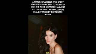 "Decenter Men, Avoid Marriage" TikToker Just Got Engaged – Followers Feel Betrayed