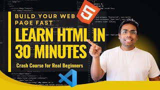 HTML Made Easy – The Only Crash Course You Need (30 Minutes)