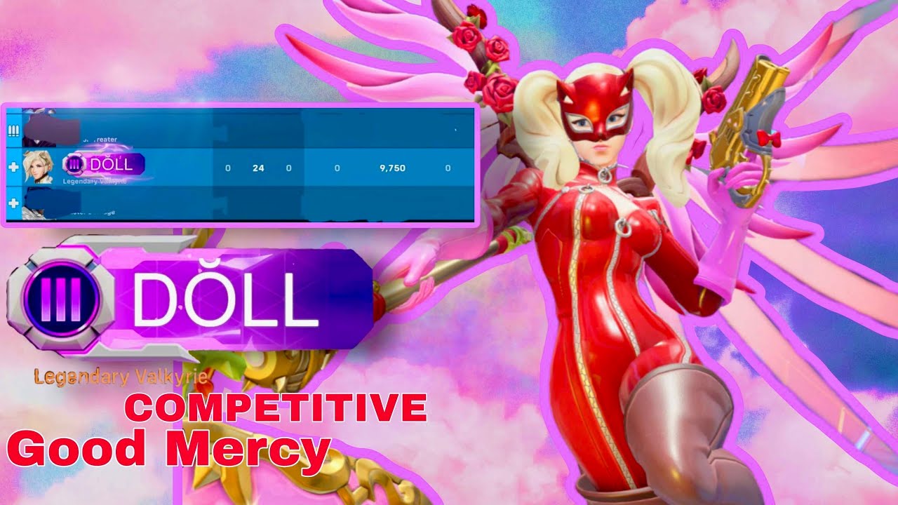 Overwatch 2: Competitive matches w mercy Enjoy 🧚🏻✨