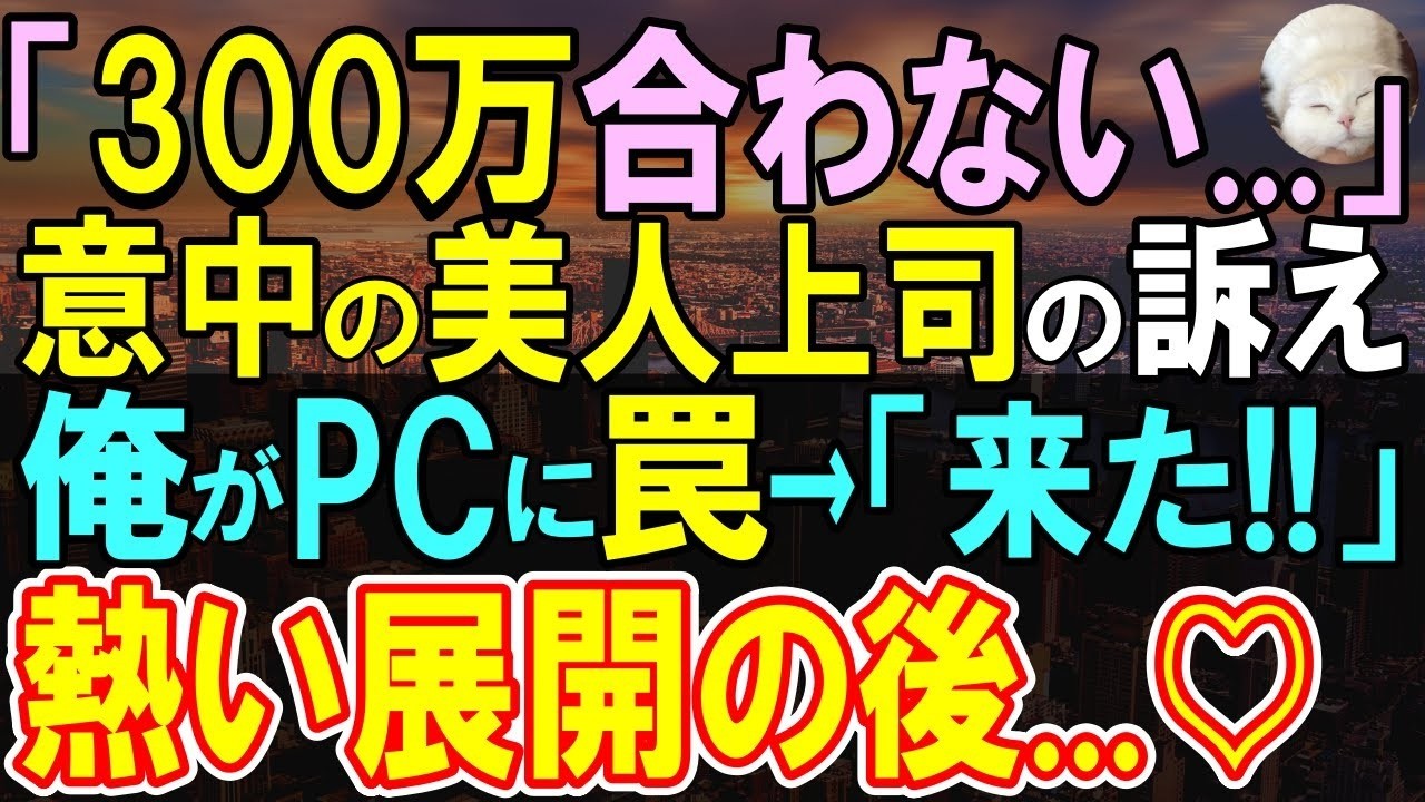 【感動する話】40歳独身で冴えない日々を送る俺。ある日、美人上司が300万の不正送金の危機的状況に！俺が速攻でデータ分析し解決すると「あなた何者なの？」【いい話・泣ける話・朗読】