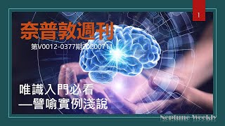 奈普敦周刊 唯識入門必看 譬喻實例淺說 20200711