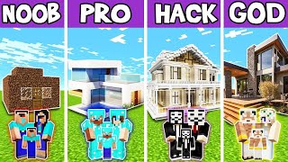 HOW TO BUILD UNUSUAL HOUSE IN MINECRAFT - NOOB vs PRO vs HACKER vs GOD by Noobas - Minecraft 2,113 views 3 days ago 17 minutes