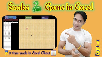 Snake Game in Excel : Using Chart with VBA Coding [Part 1/3]