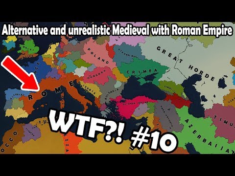 AOC2: WTF?! #10 Alternative and unrealistic Medieval with Roman Empire Timelapse AI Only
