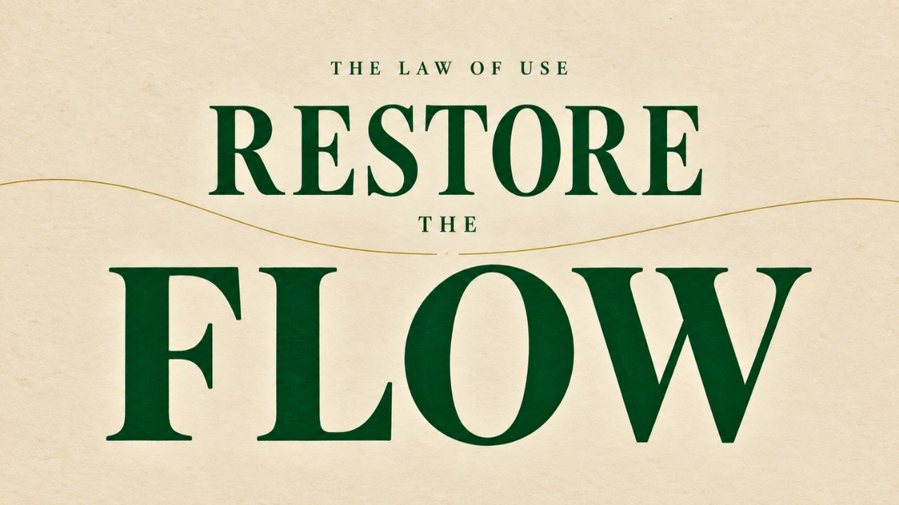 What You Don’t Use Begins to Use You: The Law of Use