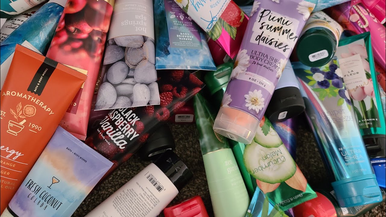 🧴MY COMPLETE COLLECTION OF BATH AND BODY WORKS LOTIONS 🧴 YouTube