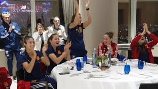 Así vivió la selección femenina española el Balón de Oro de Alexia Putellas