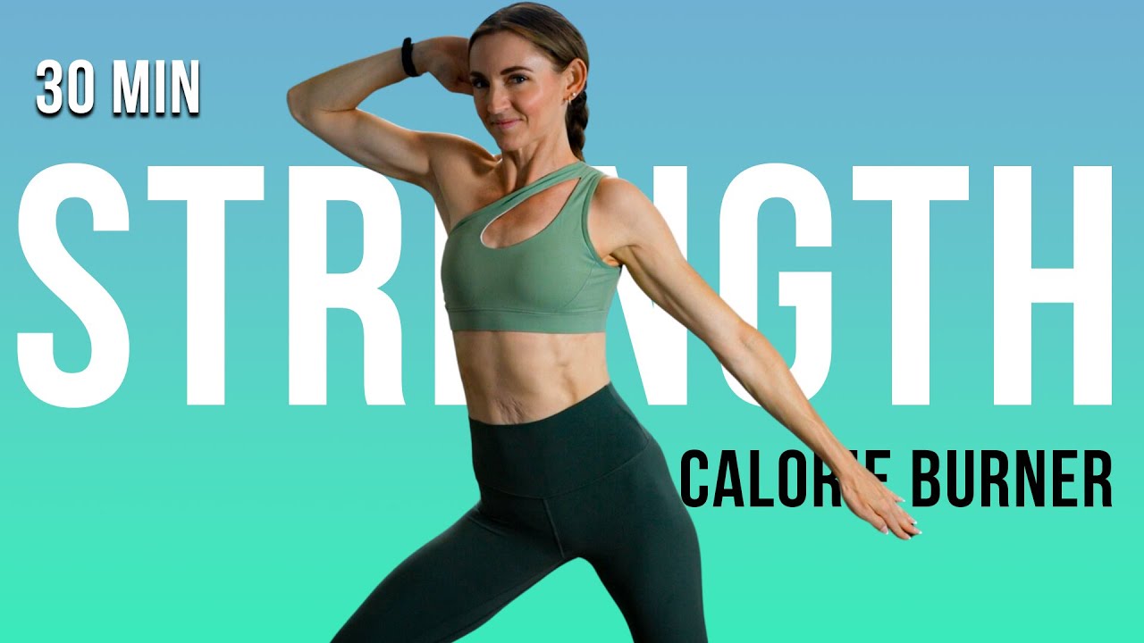 30 Minute Full Body HIIT + STRENGTH | NO REPEAT + NO EQUIPMENT, Body ...