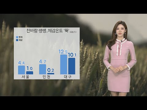 [<strong>날씨</strong>] 찬바람에 체감온도 &amp;#39;뚝&amp;#39;…해안 강풍주의보 / 연합뉴스TV (YonhapnewsTV)