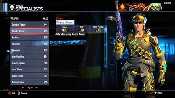 Black Ops 3: Level 500 Stats & Combat Record