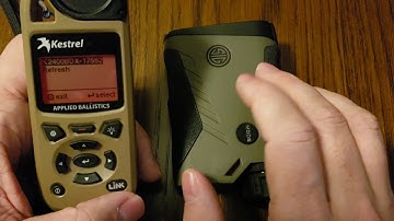 Pairing a Sig Sauer® BDX™ device to a Kestrel® Elite