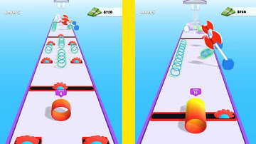 Circle Stack Run - All Levels Gameplay Walkthrough iOS Android (Levels 22-25) || B8 Gamer