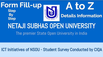 NSOU Students Survey Form Fill-up Step By Step || ICT NSOU Students Survey ||Survey Information NSOU