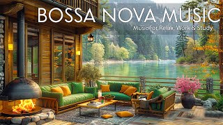 Morning Weekend Coffee Porch Ambience with Smooth Bossa Nova ☕ Bossa Nova Jazz Music for Good Mood