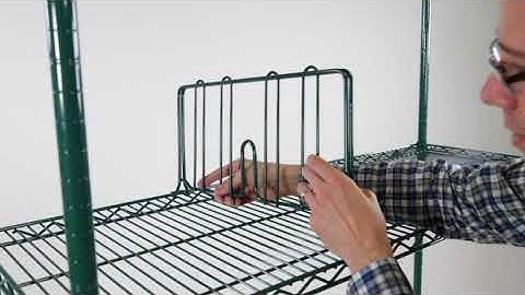 Metro - How to install shelf dividers