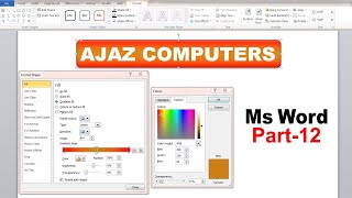 How to Use Clip Art And Shapes Command in Ms Word 2010 / 2007