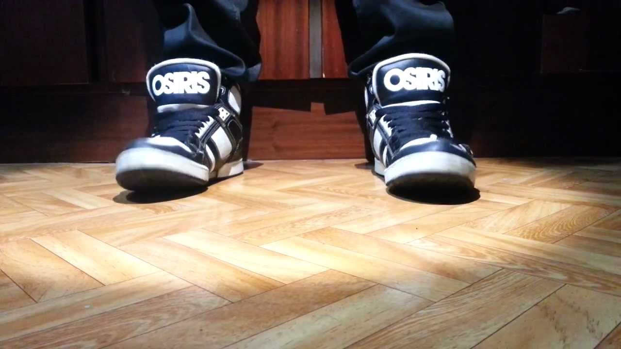 Osiris Bronx Slim and black leather jeans - YouTube