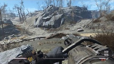 Fallout 4 (Old video) Minigun & Grenades vs Rust Devils