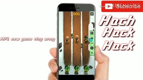 Hack trick of  mpl..,.........tiny army