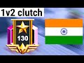 1v2 Elite Ops Clutch in India Servers - Critical Ops Ranked