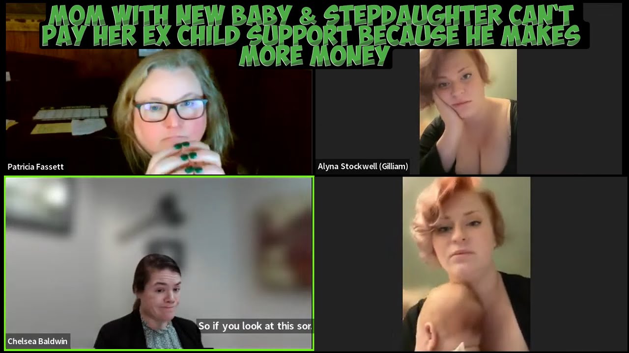 Mom with New Baby & Stepdaughter can`t PAY her EX Child Support because he Makes More Money