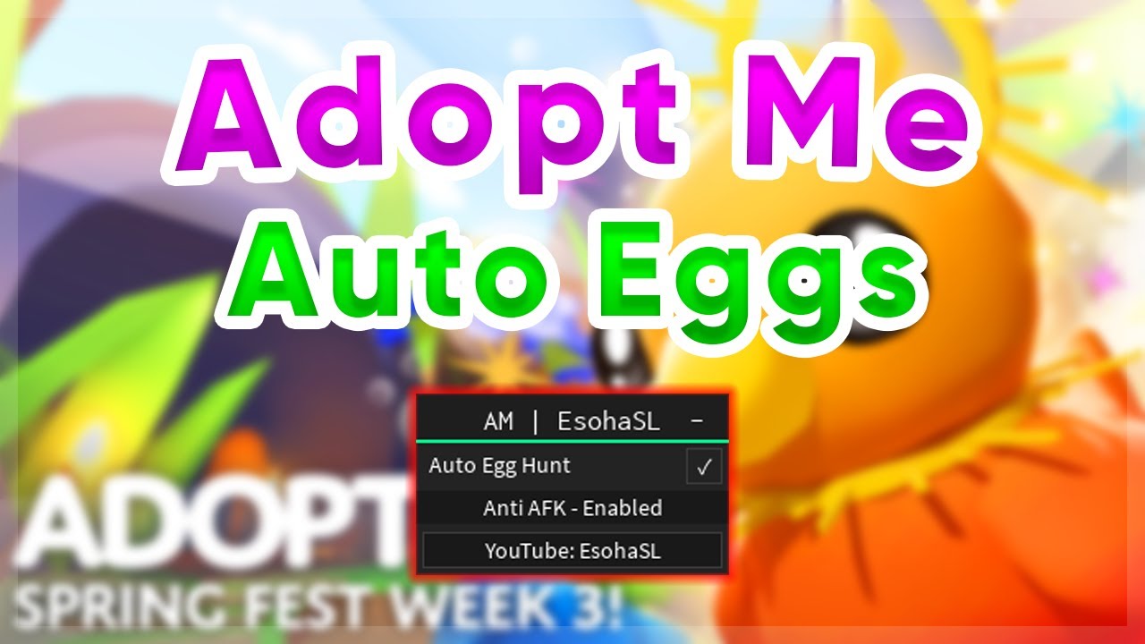 Adopt me auto egg hunt script pastebin youtube