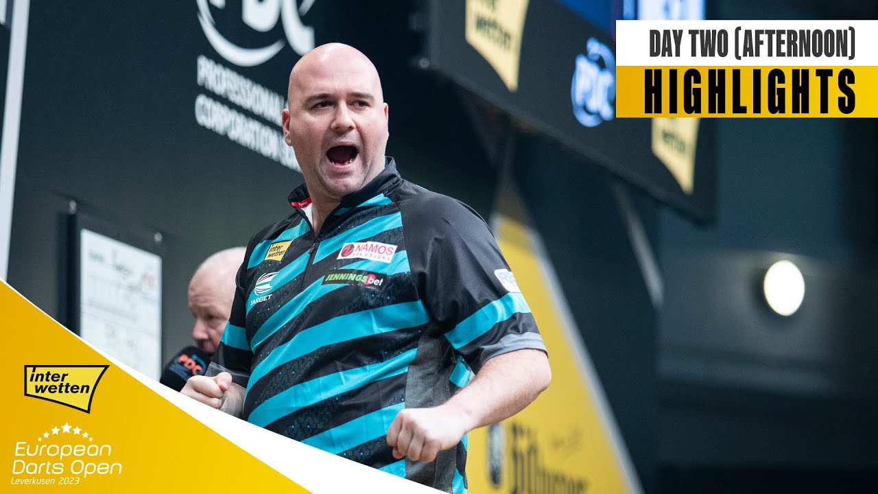LAYING DOWN A MARKER! Day Two Afternoon Highlights 2023 Interwetten European Darts Open