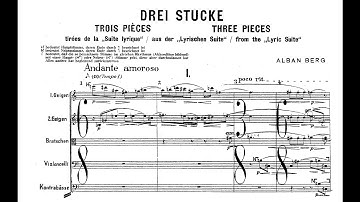 Alban Berg - Lyric Suite {3 Pieces for String Orchestra} (Audio + Full Score)