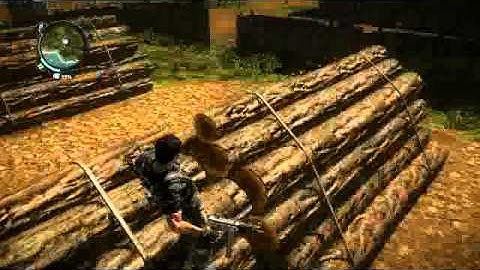 Just Cause 2 - Invisible Structure Glitch