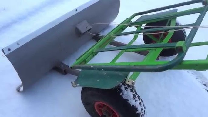 HACSYP Schneeschaufel mit Rädern Wheeled Schneeschieber