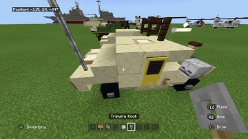 How To Build The Humvee M1025 In Minecraft (1.5:1) (Old)